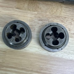 Greenfield Little Giant Die Set Lot Inserts Greenfield 7/16&rdquo; NF20 3/8&rdquo; NF24 1/2&rdquo;
