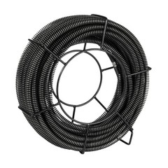 VEVOR Sectional Drain Cleaning Cable 100FTx5/8In & 7 Cutters for 0.8&Prime;-3.9&Prime; Pipes