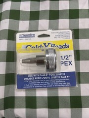 Waterline Cold-X Heads 1/2&Prime; Pex Part # 2532125 Sealed New