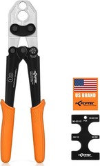 PEX Crimping Tool 1/2 & 3/4 Inch Combo, PEX Crimp Tool for Copper Crimp Rings&hellip;