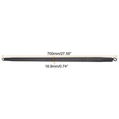 Spring Tube Bender Steel 700mm/27.56 Inch Long for 20mm 0.79 Inch PVC Pipe