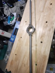Shop Made? Large Die Wrench Threading Huge Clean Industrial tool Nice 3&Prime; Dies