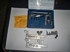 IMPERIAL DOUBLE Flaring + FLAIRING + SWAGING Cutting Kit,45Deg, 1/8&Prime;-3/4&Prime; NOS US