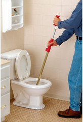 RIDGID 59802 K-6DH Hybrid Toilet Snake Auger with 6&prime; Heavy-Duty Drop Head Tri-Wr