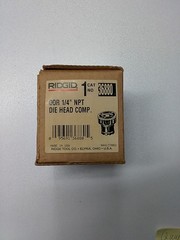 RIDGID 36880 00-R 1/4&Prime; DIE HEAD With Original Box