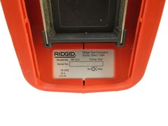 RIDGID RP 210 Compact Press Tool Kit w/ 1/2&Prime;, 7/8&Prime;, 1-5/8&Prime; PPC Jaws, Batteries+