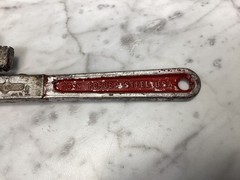 Vintage MAESTRO SUPER 3510 10&Prime; Straight Pipe Wrench &ndash; Forged Steel USA Made