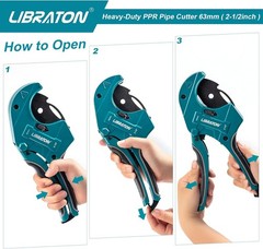 PVC Pipe Cutter 2-1/2&Prime;, Large PVC Cutter, Improved Blade for Heavy-duty, Plas&hellip;