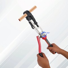 Copper Tube Crimping Tool Hydraulic Pipe Crimper Pipe Press Crimping Tool 1/2-1&Prime;