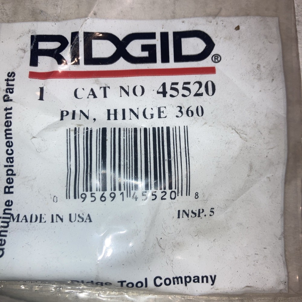 NEW Ridgid 45520 Pin Hinge 360 FREE SHIPPING