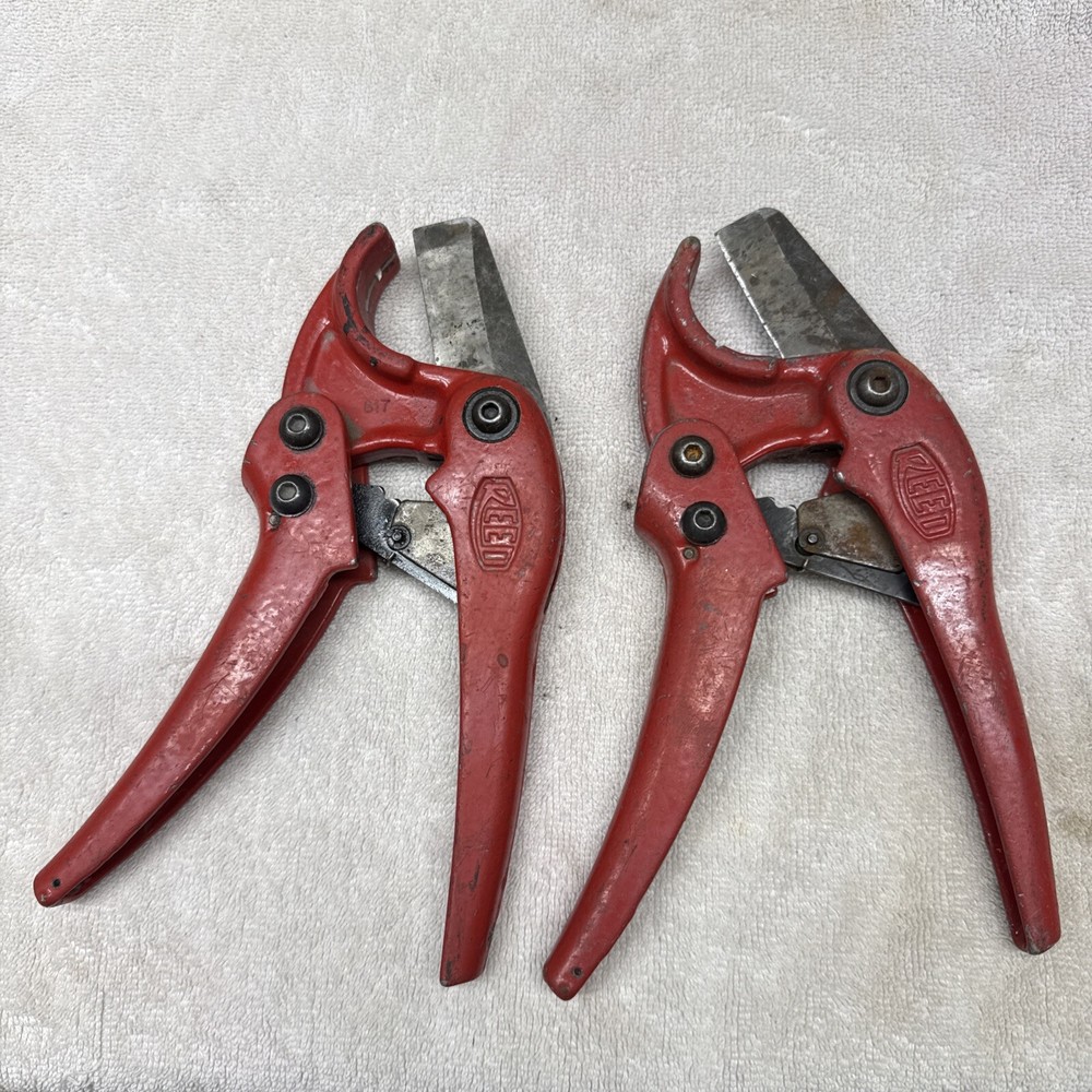 Reed MFG. Co. Ratcheting Pipe Tubing Cutter Tool. 1.66 In. MAX OD Capacity
