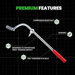 42385 Carriage Lever Kit with Eye Bolt: Compatible with Ridgid 312 Pipe Threader
