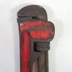 Vintage Task Force 14&Prime; Forged Steel Pipe Wrench 2&Prime; Capacity Made in Taiwan