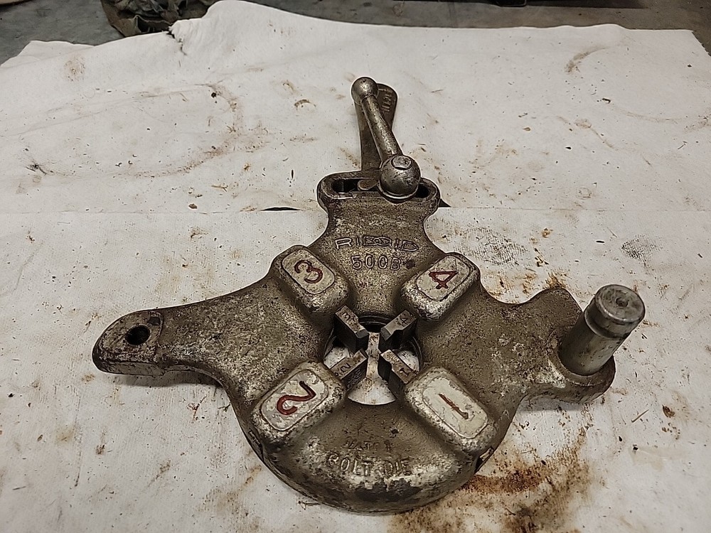 Ridgid 500B Bolt Die Head With 7/16-20 #16