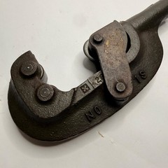 Vintage Reed Mfg Co No. 2-1 Pipe Cutter 1/8&Prime; &ndash; 2&Prime; Heavy Duty Erie PA USA Tested