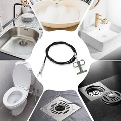 2-in-1 Flexible Drain Cleaning Tool Kit, 35&Prime; Plumbing Snake & 4-Claw Grabber