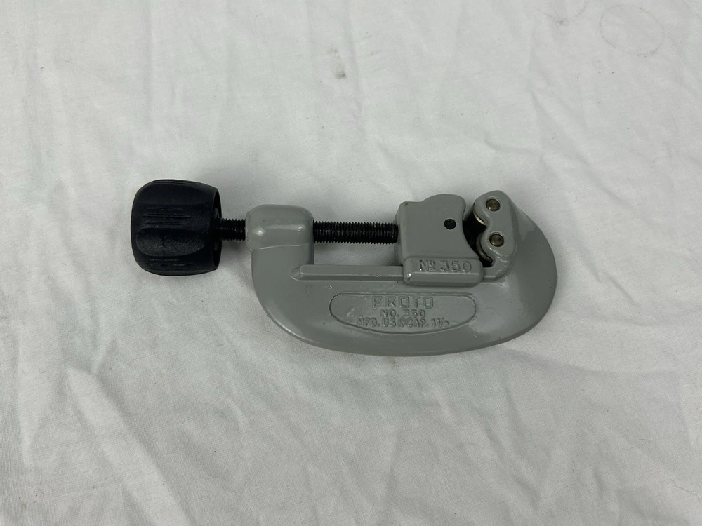 Vintage Proto No. 350 Pipe Tubing Cutter 1-1/8&rdquo; Capacity