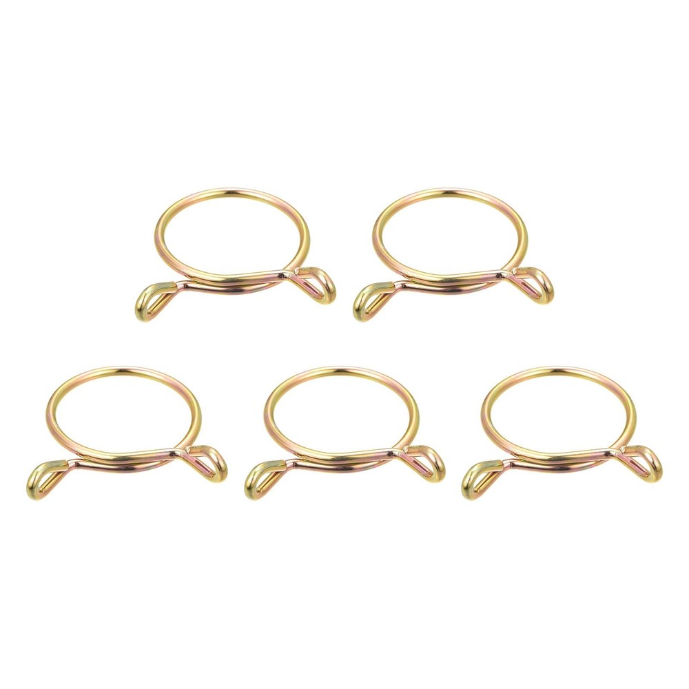 Fuel Line Hose Clips, 5pcs 36mm 65Mn Steel Tubing Spring Clamps