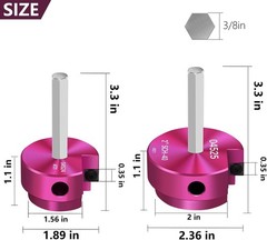 Labor-Saving 1-1/2 & 2 Inch PVC Pipe Fitting Reamer for Easy Plumbing Repairs
