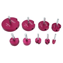 9Pcs PVC Pipe Reamer Plastic PVC Pipe Fitting Reamer Plumbing Tools Kit Fit