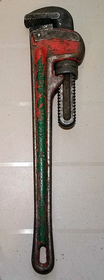 Ridge Tool 18&Prime; Rigid 18&Prime; Heavy Duty Pipe Wrench Elyria Ohio USA Plumbing