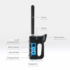 9&Prime; Self-Leveling Sewer Camera w 512Hz Locator 295ft Digital Length Counter 32GB