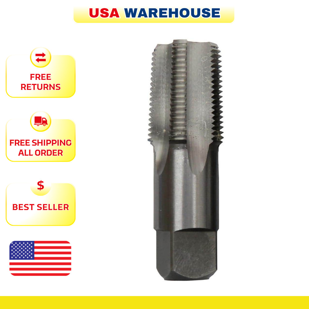Drill America 3/4 in.-14 NPT Pipe Tap Carbon Steel Re-Threading Hand Tool SAE