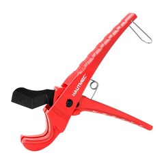 HAUTMEC Pvc Pipe Cutter Tool PEX Tubing 1-3/8&Prime;(36mm), Red-black