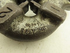 Ridgid 500B Bolt Die Head 1/4-1&Prime; with 3/8&Prime;-16 UNC Dies E-671 Handle