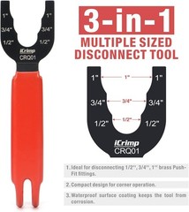 1/2 Inch 3/4 Inch 1 Inch Brass Disconnect Tong Tool for Quick Fitting Removal
