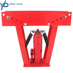12 Ton Pipe Bender Manual Hydraulic w/6 Dies Piping Bending Exhaust Tube Tools