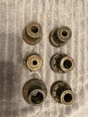 Toledo Pipe Threader Die Head Set of 6 3/4 1/8&Prime;, 1/4&Prime;, 3/8&Prime;, 1/2&Prime; misc lot