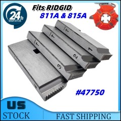US For Ridgid 811A and 815A 1in-2in Alloy Steel Pipe Threading Dies NPT #47750
