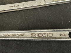 Ridgid # 394 Tube Bender 1/4 &ldquo;OD &ndash; 9/16 &ldquo; Rad. USA