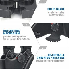 ICP-PC01 PEX Cinch Clamp Removal Tool &ndash; Removes 3/8-in, 1/2-in, 3/4-in, 1-in