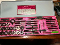 Vintage 40 Piece Tap And Die Set National Coarse, Fine & Pipe Combo Thread