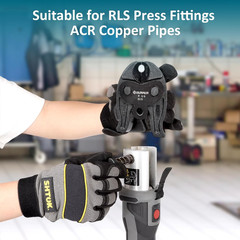 7PCS Compact Press Jaws Kit 1/4&Prime; to 1 1/8&Prime; | Suitable for RLS Press Fittings ACR