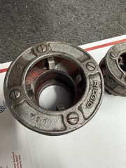Ridgid 2&Prime;, 1&Prime;, 3/4&Prime; & 1/2&Prime; Pipe Machine Threader Die Heads
