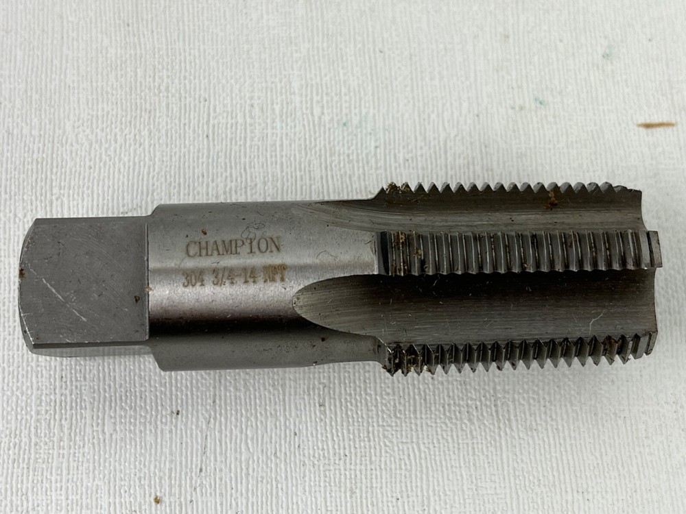 Pipe Tap Carbon Steel 3/4-14 NPT CHAMPION