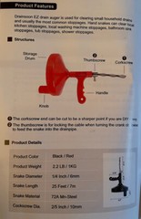 Drain Auger