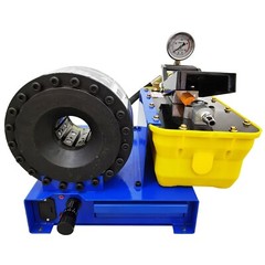 Pneumatic Hose Crimper Hydraulic Pipe Clamping Shrinking Machine Portable 6-25mm