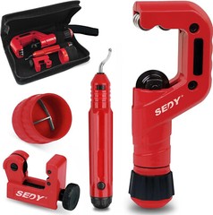 Heavy Duty Pipe Cutter Mini Tube Cutter Copper Aluminum Brass PVC Deburring Tool
