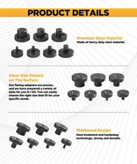 7PCS Double Flare Tool Adapters,Car Accessories Tubing and Flaring Tool Kit R&hellip;