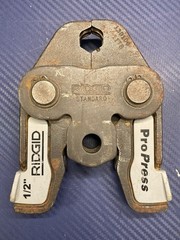 LOT OF 4 Ridgid ProPress Jaws ( 1/2&Prime; 1&Prime; 1-1/4&Prime; 1-1/2&Prime; ) Total 4 Pro Tool Jaws