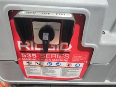 RIDGID 535 PIPE THREADER 1/2&Prime;-2&Prime; MANUAL CHUCK THREADING MACHINE NEW