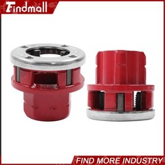 Findmall 1-1/4&Prime; & 1&rdquo; NPT 12-R RH Die Head & Dies 4 Ratchet Pipe Threader