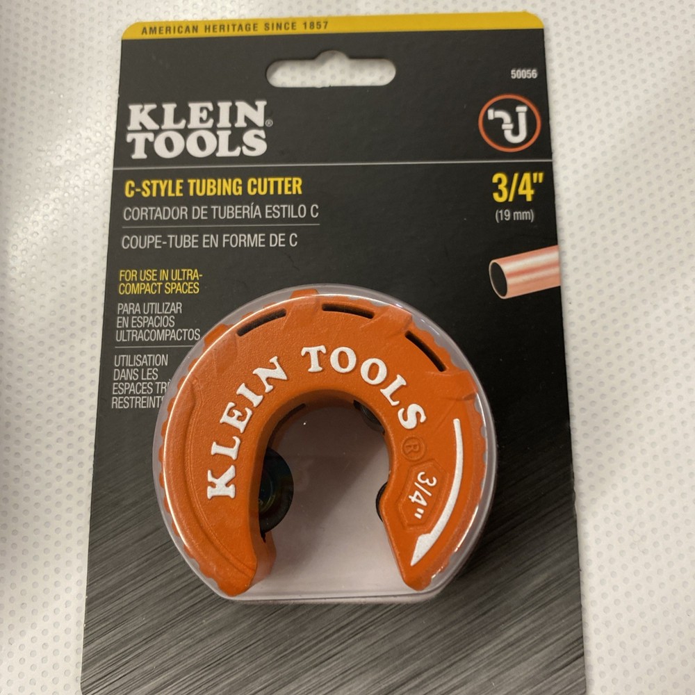 Klein Tools (50056) 3/4-Inch C-Style Copper Tubing Cutter SAME DAY SHIPPING!