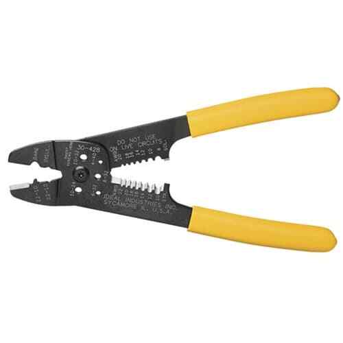 Ideal 30-428 Combination Crimp and Strip Tool, 8-20 AWG Solid,10-22 AWG Stranded