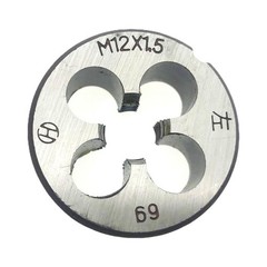 M12x1.5 Tap Die Set Left Hand HSS Machine M12 x 1.5 Metric Thread Round Kit