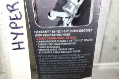 Ridgid 66568 FlexShaft Penetrating Head 1-1/4&Prime; Chain Knocker Carbide for K9-102